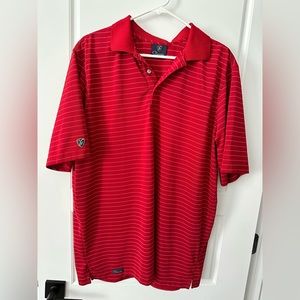 CLEVELAND CLASSIC POLY GOLF SHIRT--L--BEAUTIFUL!!!-LOOKS UNWORN!!!!